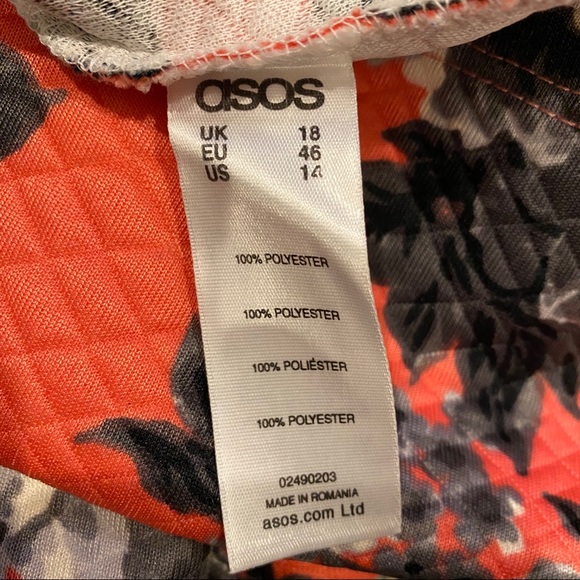 ASOS Midi Floral Print Skirt - Picture 6 of 7